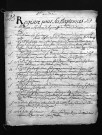 Collection du greffe. Baptêmes, mariages, sépultures, 1697