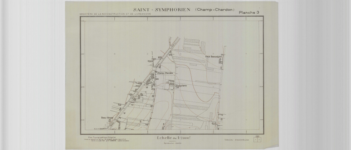 Saint-Symphorien : Champ-Chardon, planche 3