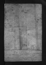 Collection du greffe. Baptêmes, mariages, sépultures, 1701 - Les années 1692-1700 sont lacunaires dans cette collection