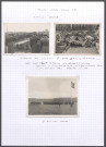 Tours (Indre-et-Loire). Base aérienne et cimetière. Funérailles de soldats allemands.