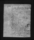 Collection du greffe. Baptêmes, mariages, sépultures, 1716
