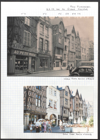 Place Plumereau, 2 à 16 rue du Grand Marché.