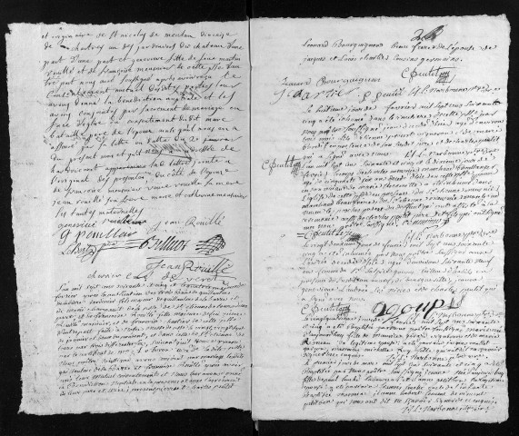 Collection du greffe. Baptêmes, mariages, sépultures, 1765