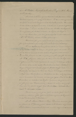 Projet de règlement d'eau, visite de l'ingénieur (2 juin 1849)