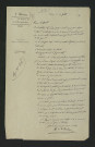 Arrêté préfectoral autorisant M. Pichard à remettre en service ses roues dans l'attente du règlement (13 juillet 1826)