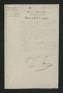 Documents relatifs au règlement d'eau des moulins de Pont, du Mottage, du Pont, de la Roche, du Moulin Neuf, de Méréans et de Chaume à Genillé (1849-1852)