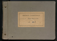 Table des comptes de la matrice. Comptes actifs personnes morales et A - G.