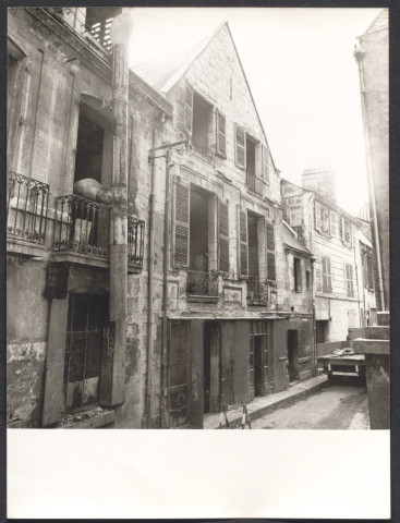 22, 24 et 26 rue Briçonnet, avant restauration.