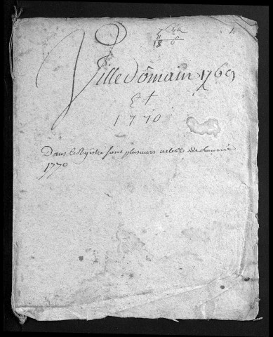 Collection du greffe. Baptêmes, mariages, sépultures, 1769-mars 1770
