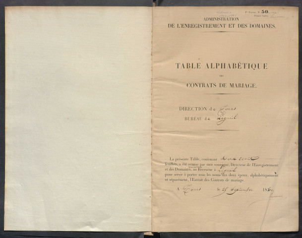 1864-1865 N° d'origine : 3