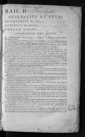 1748 (15 juillet) - 1749 (24 mars)