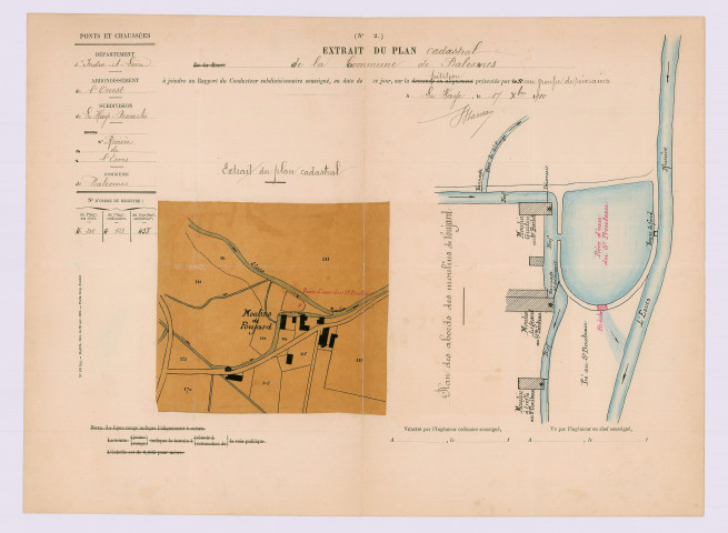 Réclamation de riverains au sujet de l'étang établi au droit du moulin Poujard (17 décembre 1910)