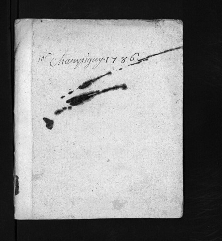 Collection du greffe. Baptêmes, mariages, sépultures, 1786