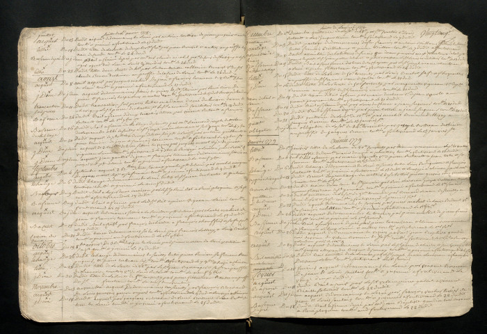 13 avril 1778-30 décembre 1779