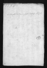 Collection du greffe. Baptêmes, mariages, sépultures, 5 janvier-26 décembre 1784