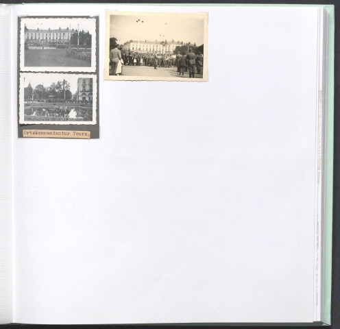 Fanfare militaire allemande, place Jean Jaurès à Tours.
