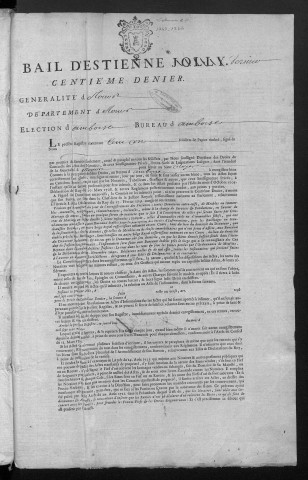 1743 (1er juillet) - 1744 (20 août)