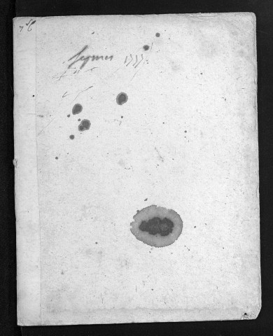 Baptêmes, mariages, sépultures, 1777