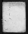 Collection du greffe. Baptêmes, mariages, sépultures, 1716-1722 - Les années 1693-1715 sont lacunaires dans cette collection