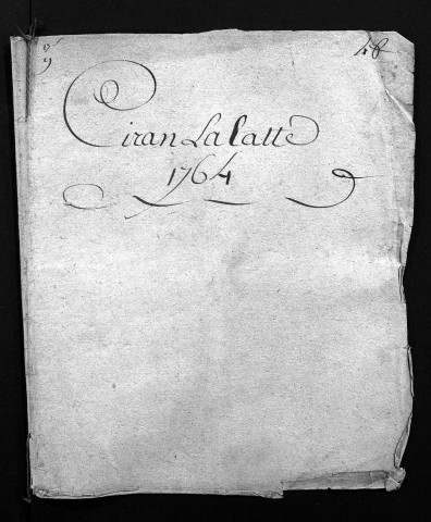 Collection du greffe. Baptêmes, mariages, sépultures, 1764
