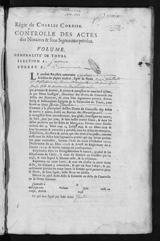 1722 (17 novembre)-1723 (31 janvier)