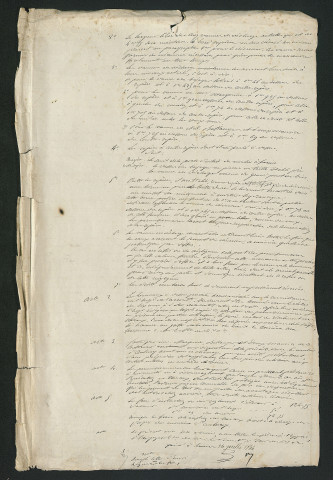 Arrêté préfectoral valant règlement d'eau (24 juillet 1844)