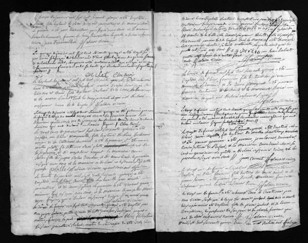 Collection du greffe. Baptêmes, mariages, sépultures, 1775 - Les années 1761-1774 sont lacunaires dans cette collection