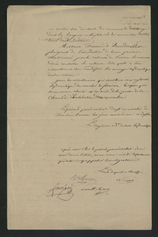 Procès-verbal de visite (1er mai 1850)