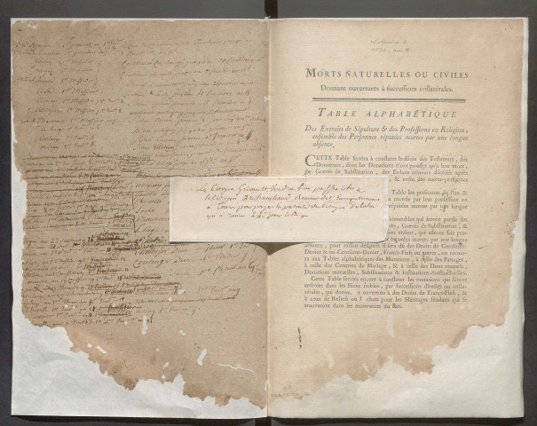 1792-an X – N° d'origine : 2