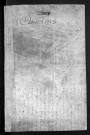 Collection du greffe. Baptêmes, mariages, sépultures, 1725