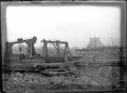 Vue du chantier de la gare d'Orsay.