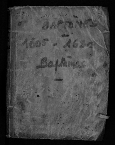 Collection communale. Baptêmes, 1605-1633