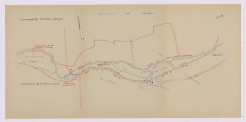 Demande s'assèchement du bief et du canal de fuite : plan des lieux (1938)