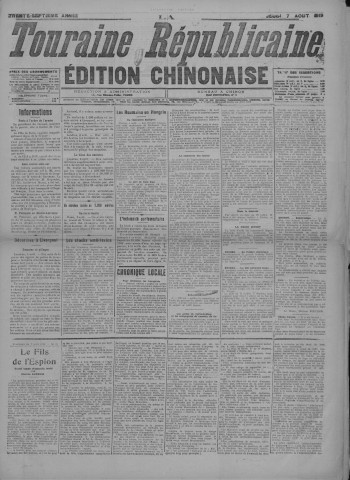 Ed. Chinonaise : 1919