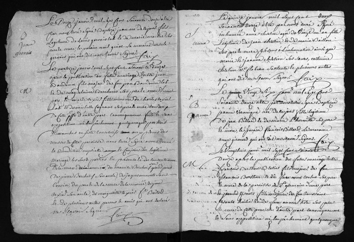 Baptêmes, mariages, sépultures, 1772