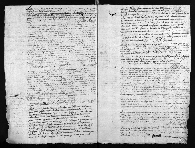 Baptêmes, mariages, sépultures, 1767