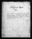Collection du greffe. Baptêmes, mariages, sépultures, 1754 - L'année 1753 est lacunaire dans cette collection