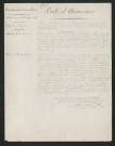 Documents relatifs au règlement d'eau des moulins de Haute Roche et de Chantepie (juillet 1846)