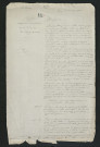 Projet de règlement d'eau, avis du préfet (10 octobre 1846)