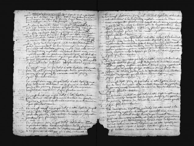 Baptêmes, mariages, sépultures, 1678 - Les années 1676-1677 sont lacunaires dans la collection du greffe
