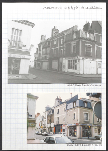 Angle de la rue et de la place de la Victoire.