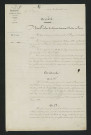Arrêté préfectoral prescrivant l'abaissement du déversoir du moulin (30 septembre 1852)