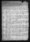 Baptêmes, mariages, sépultures, 1672 - Les années 1670-1671 sont lacunaires dans la collection du greffe