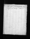 Collection du greffe. Baptêmes, mariages, sépultures, 1744