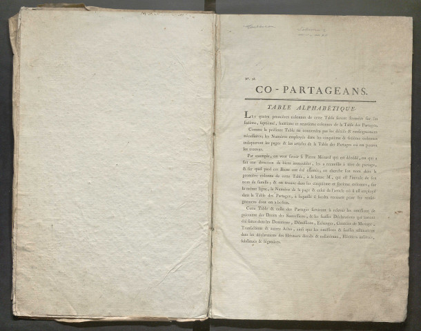 an II-an XII – N° d'origine : 2