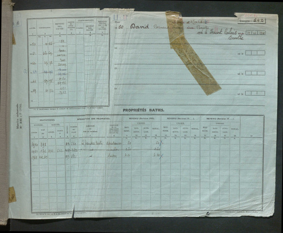 Comptes actifs D - L