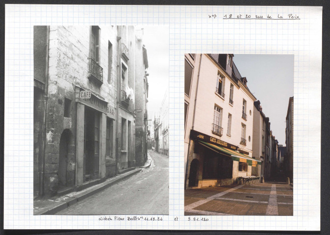 18 et 20 rue de la Paix.