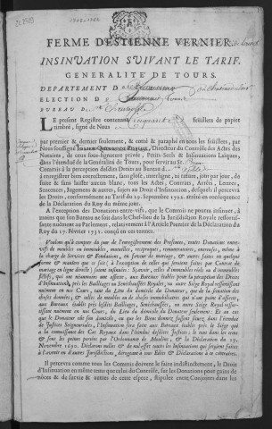 1745 (1er septembre)-1752 (6 avril)