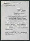 Arrêté préfectoral autorisant la construction d'un déversoir en amont du moulin (14 août 1985)