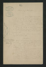 Arrêté préfectoral autorisant la reconstruction de la crête du déversoir du moulin (5 août 1872)